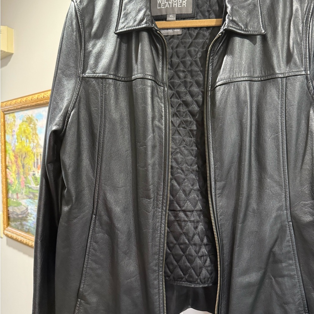 Wilsons Leather Classic Black Jacket